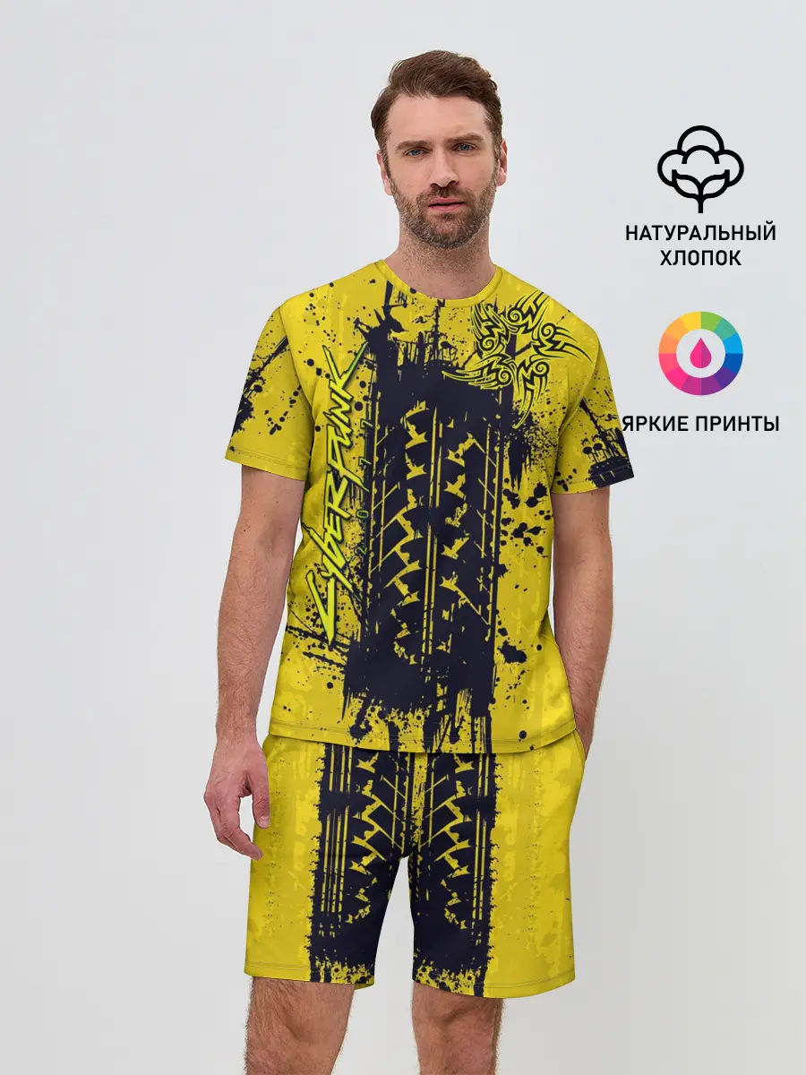 Мужской костюм с шортами / CYBERPUNK 2077