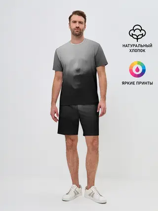 Мужской костюм с шортами / Кричащее Лицо Внутри