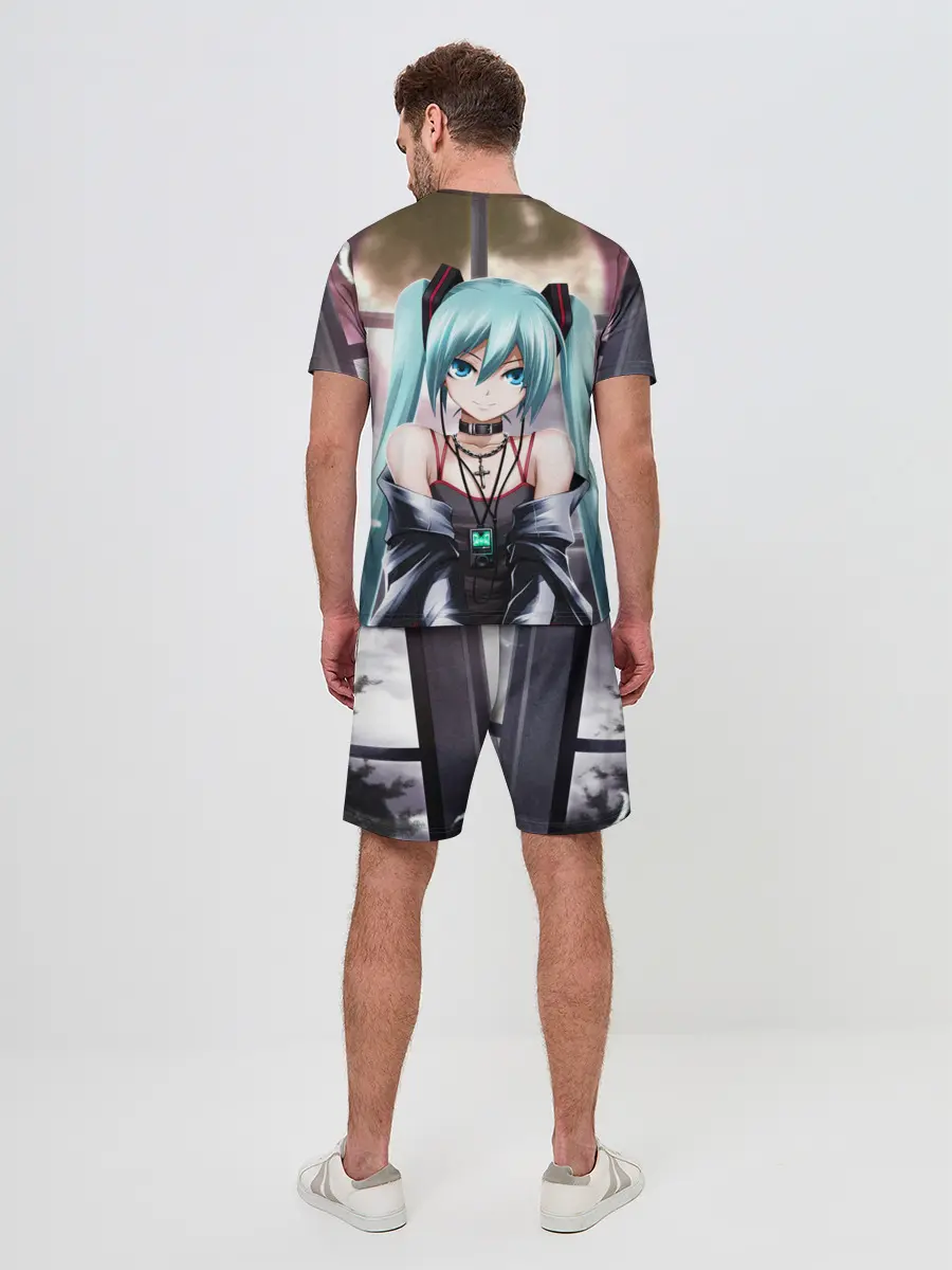 Мужской костюм с шортами / Мику Хацунэ