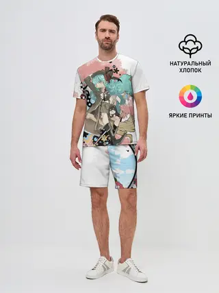 Мужской костюм с шортами / Мику Хацунэ