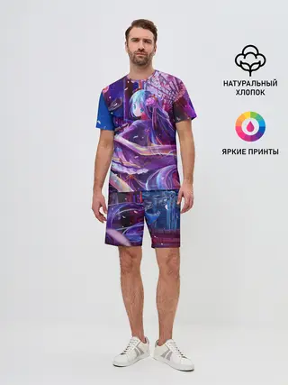 Мужской костюм с шортами / Волшебная Хацуне Мику