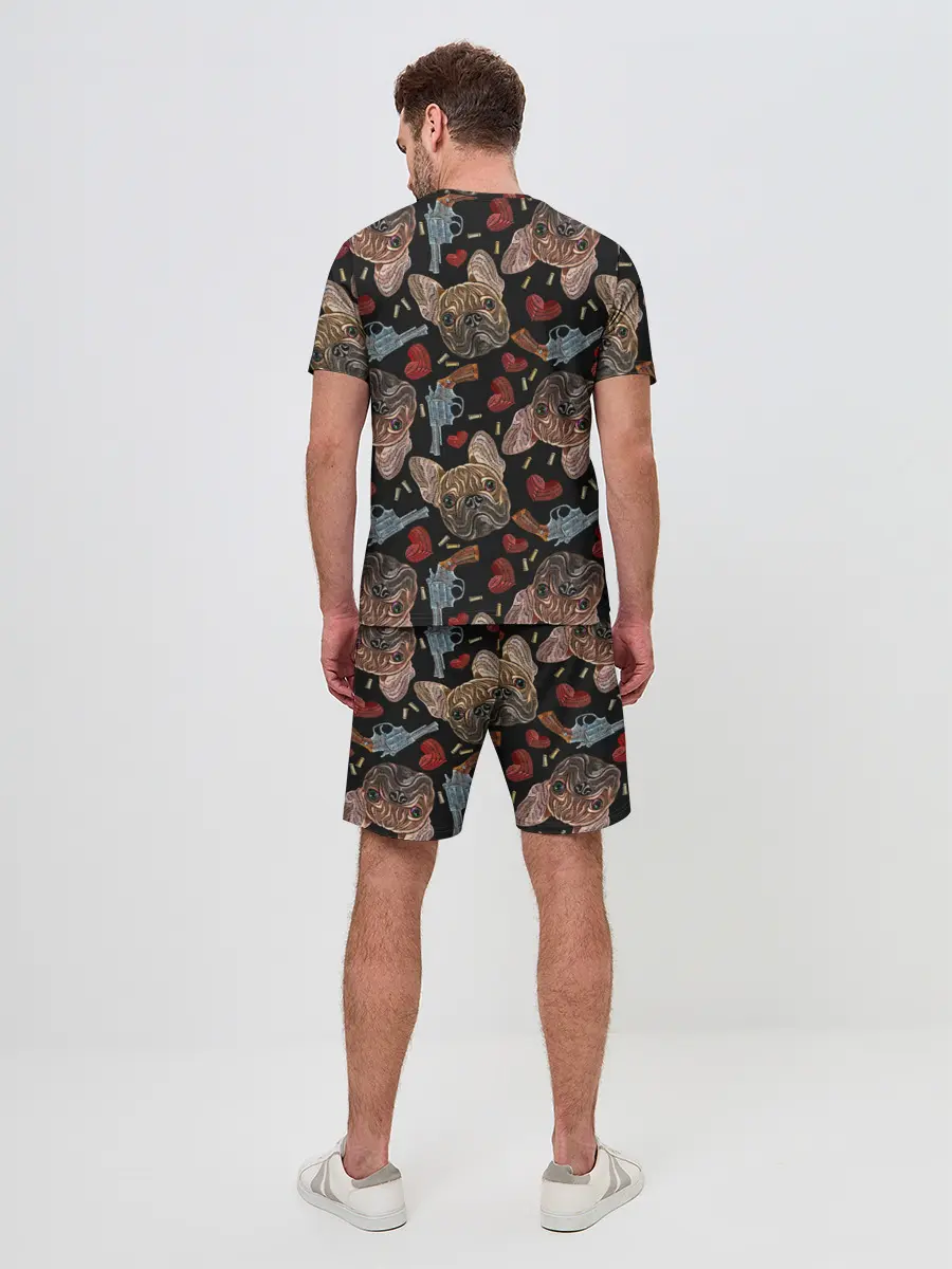 Мужской костюм с шортами / Бульдоги