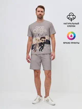 Мужской костюм с шортами / Good Omens