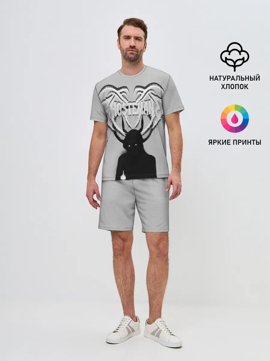 Мужской костюм с шортами / Ghostemane