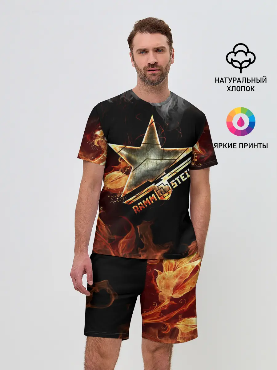 Мужской костюм с шортами / Rammstein