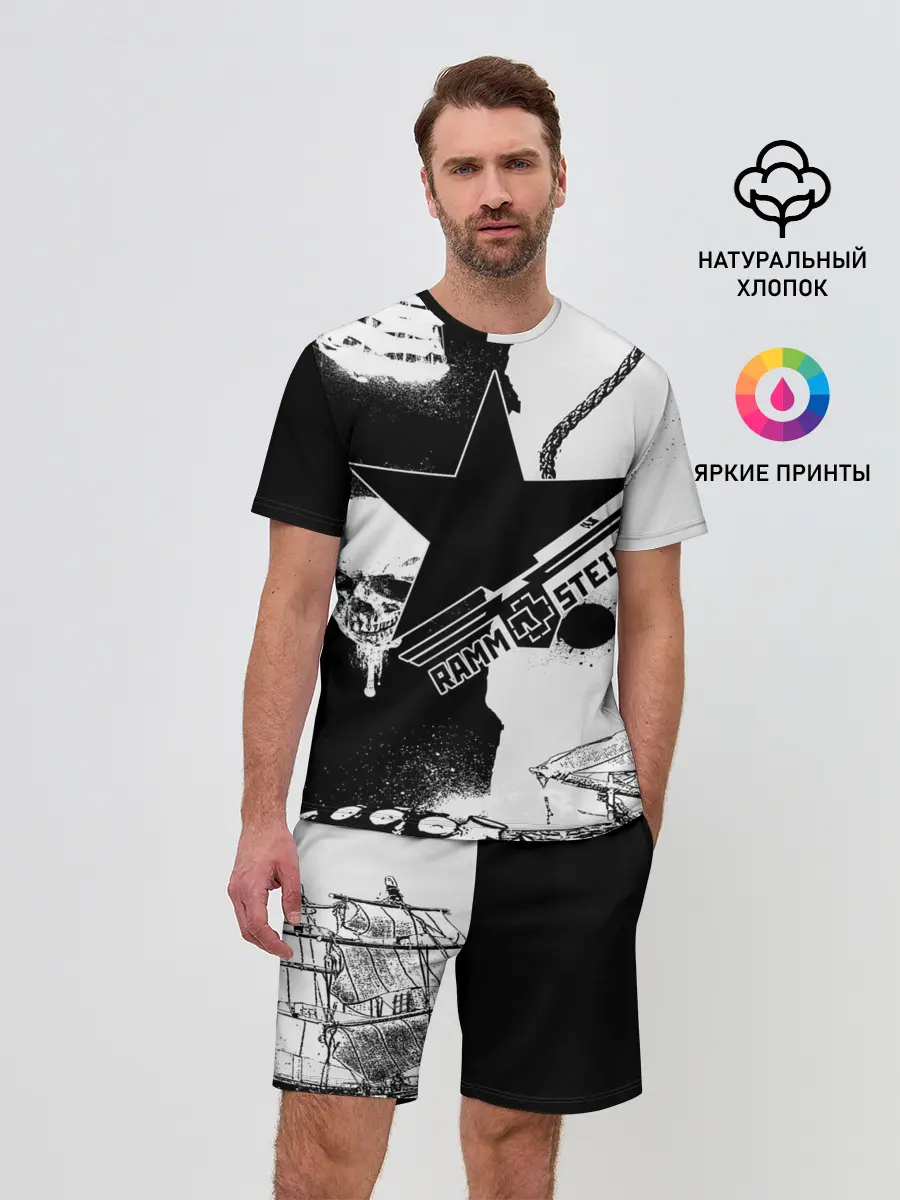 Мужской костюм с шортами / Rammstein