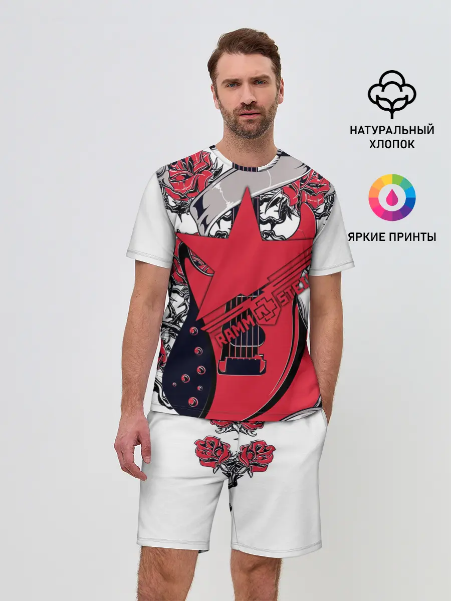 Мужской костюм с шортами / Rammstein