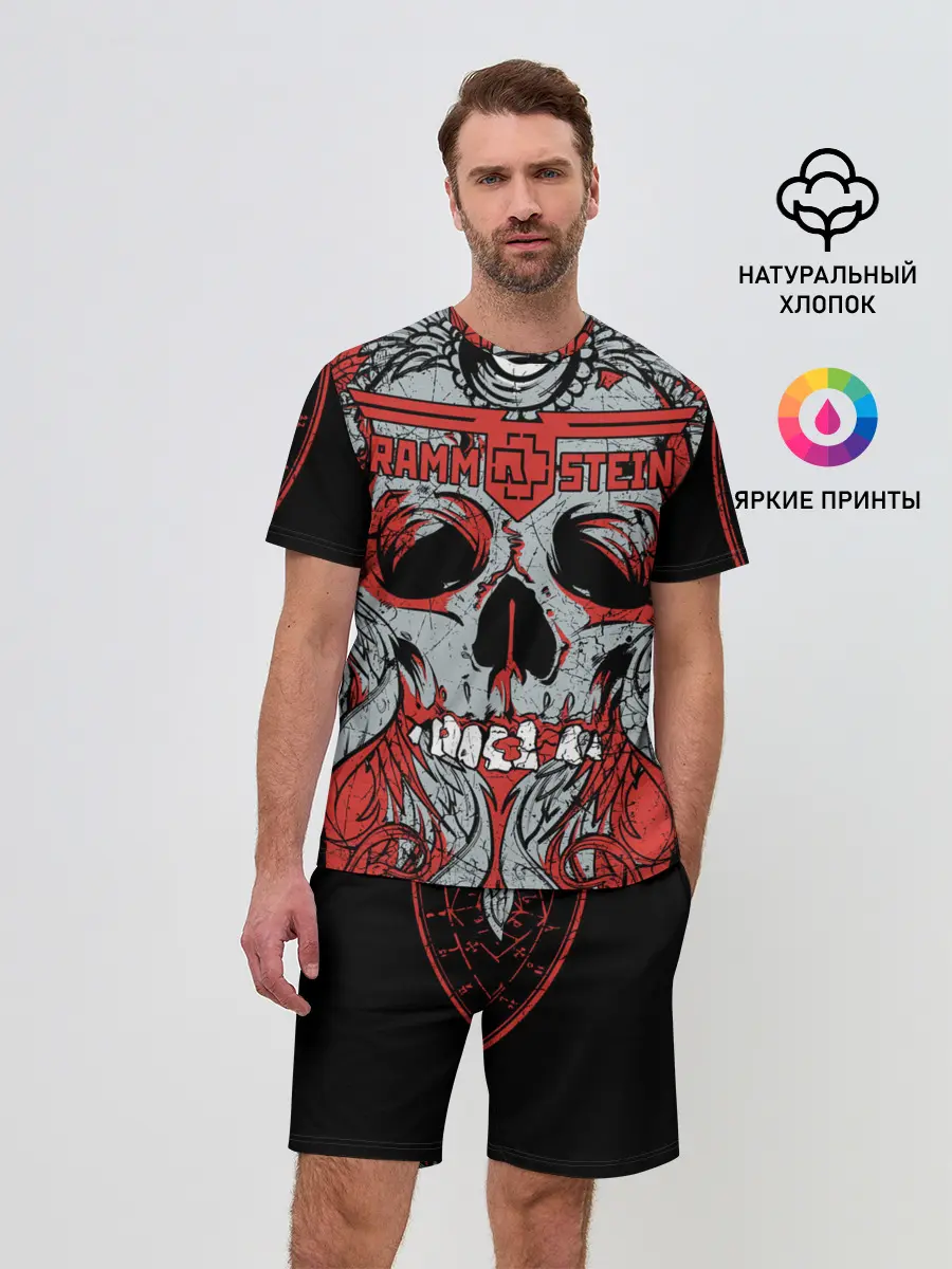Мужской костюм с шортами / Rammstein