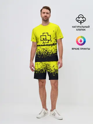 Мужской костюм с шортами / Rammstein.