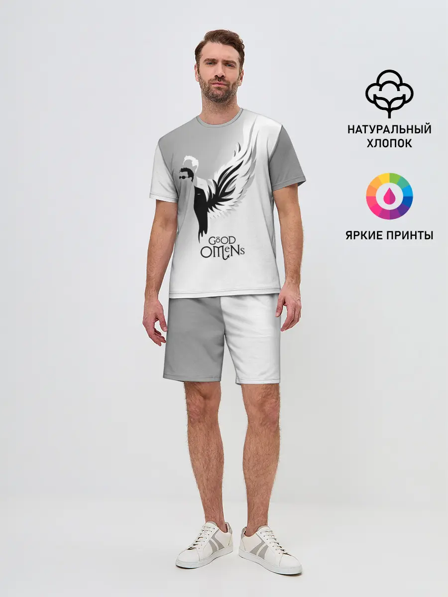 Мужской костюм с шортами / Good Omens