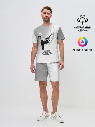 Мужской костюм с шортами / Good Omens