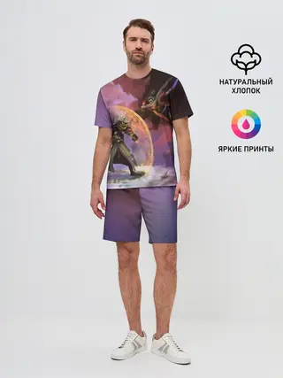 Мужской костюм с шортами / Ведьмак и Секиро