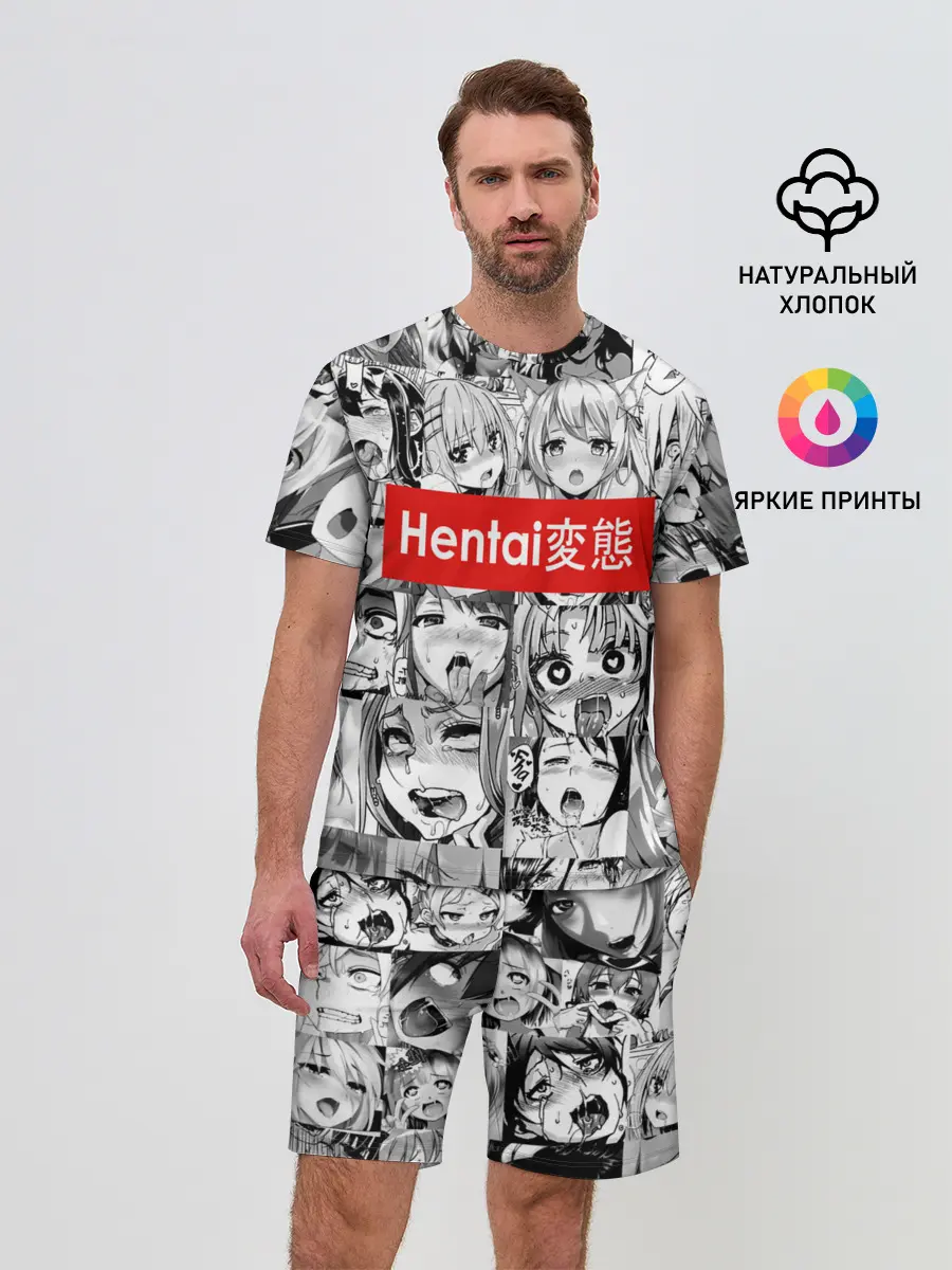 Мужской костюм с шортами / Японская анимация