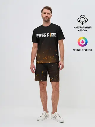 Мужской костюм с шортами / FREE FIRE