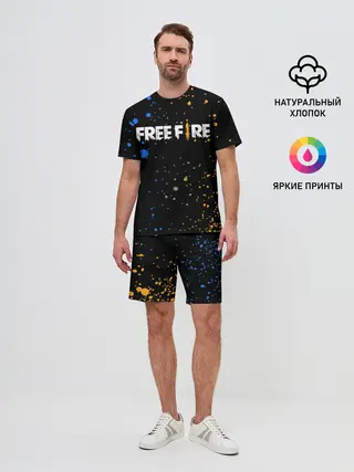 Мужской костюм с шортами / FREE FIRE