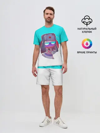 Мужской костюм с шортами / CountryHumans - Россия