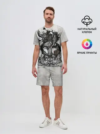 Мужской костюм с шортами / Скандинав