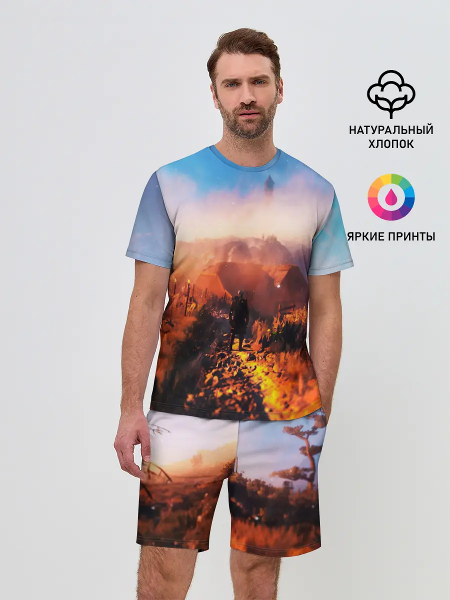 Мужской костюм с шортами / ВЕДЬМАК