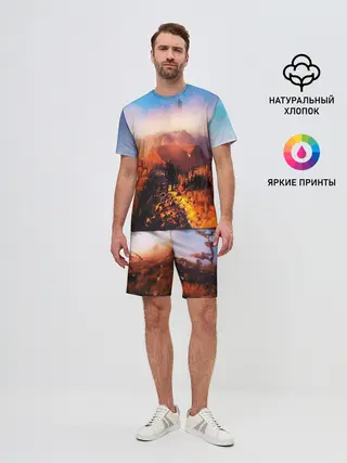 Мужской костюм с шортами / ВЕДЬМАК
