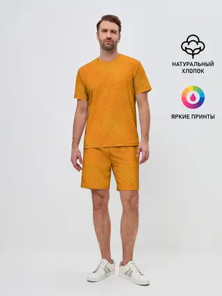Мужской костюм с шортами / Апельсин