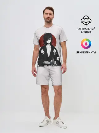 Мужской костюм с шортами / Дороро и Хяккимару