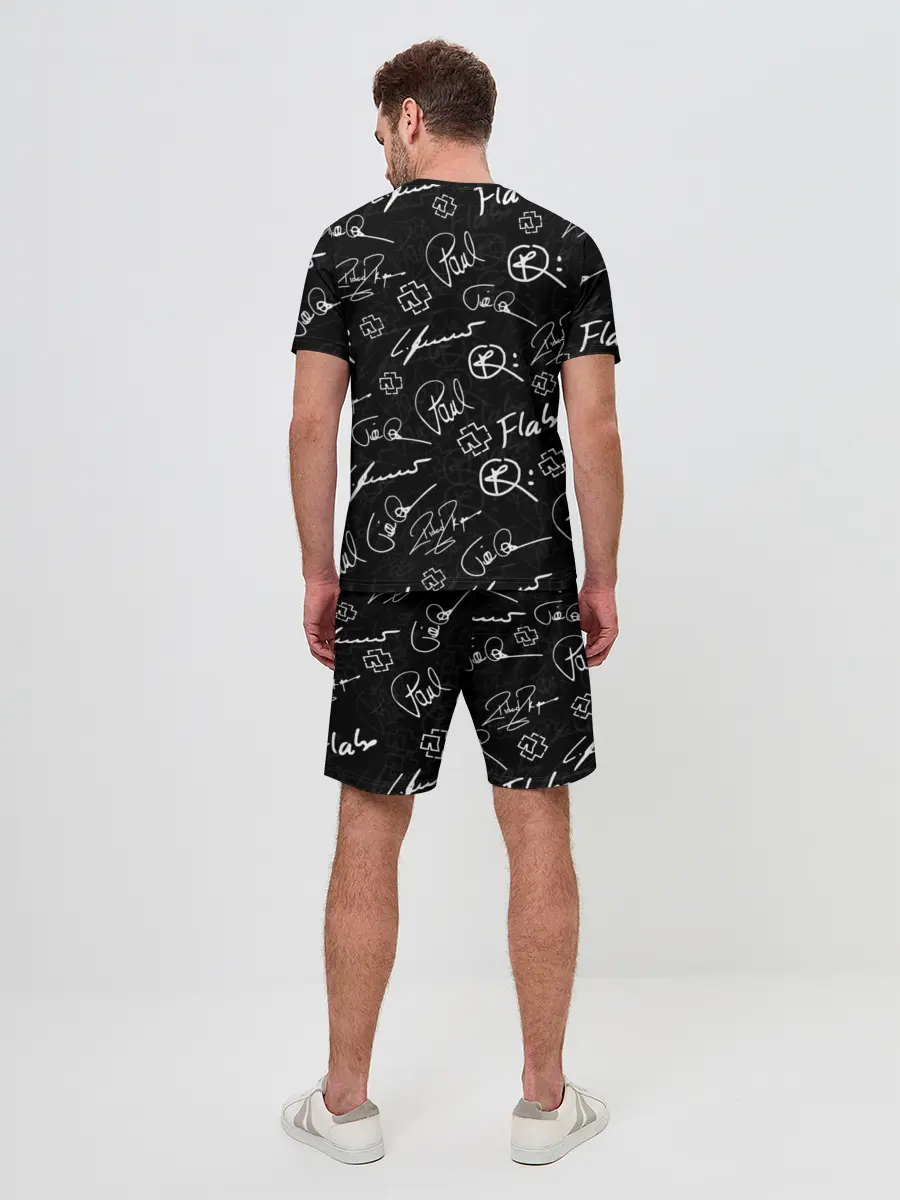 Мужской костюм с шортами / RAMMSTEIN АВТОГРАФЫ | РАМШТАЙН