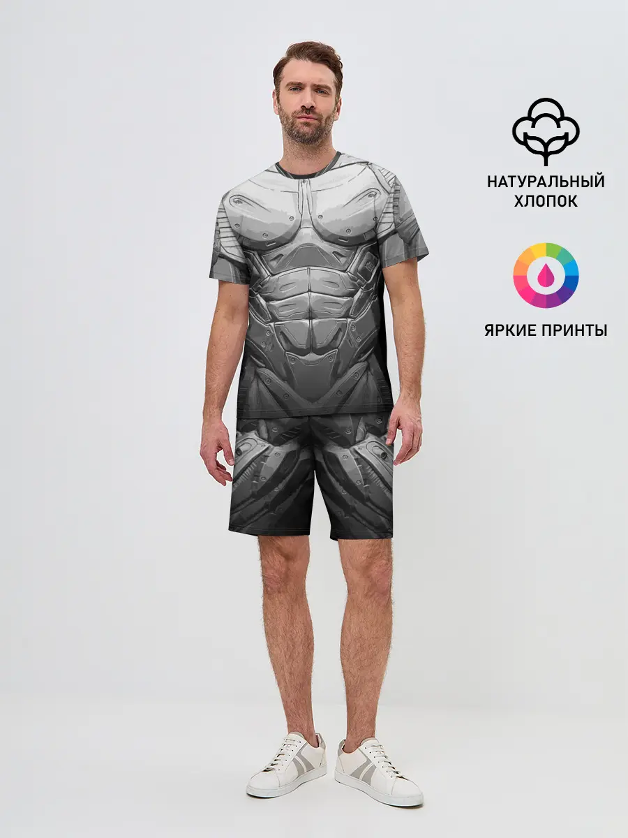 Мужской костюм с шортами / Crysis Экзоскелет