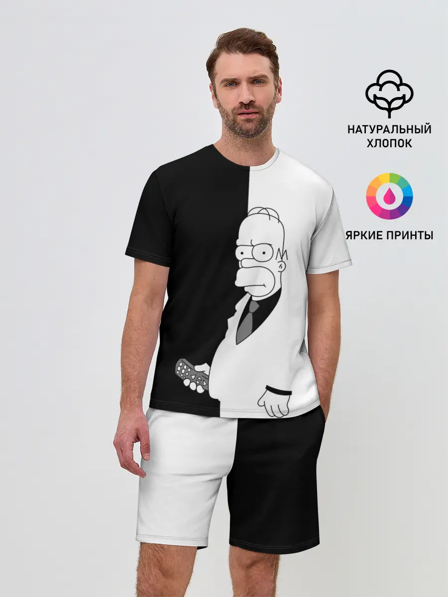Мужской костюм с шортами / Гомер Симпсон