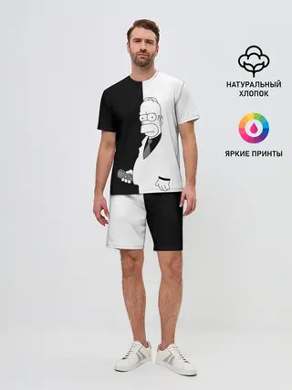 Мужской костюм с шортами / Гомер Симпсон