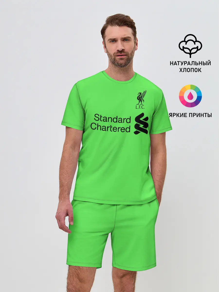 Мужской костюм с шортами / Alisson GK away 19-20