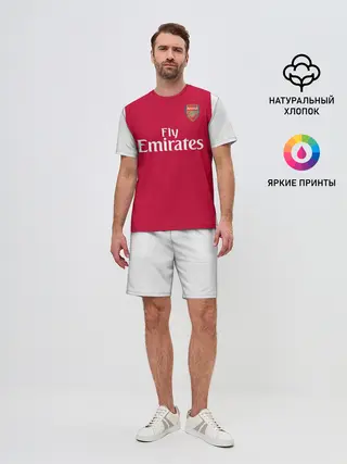 Мужской костюм с шортами / Arsenal home 19-20
