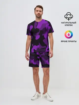 Мужской костюм с шортами / Камуфляж