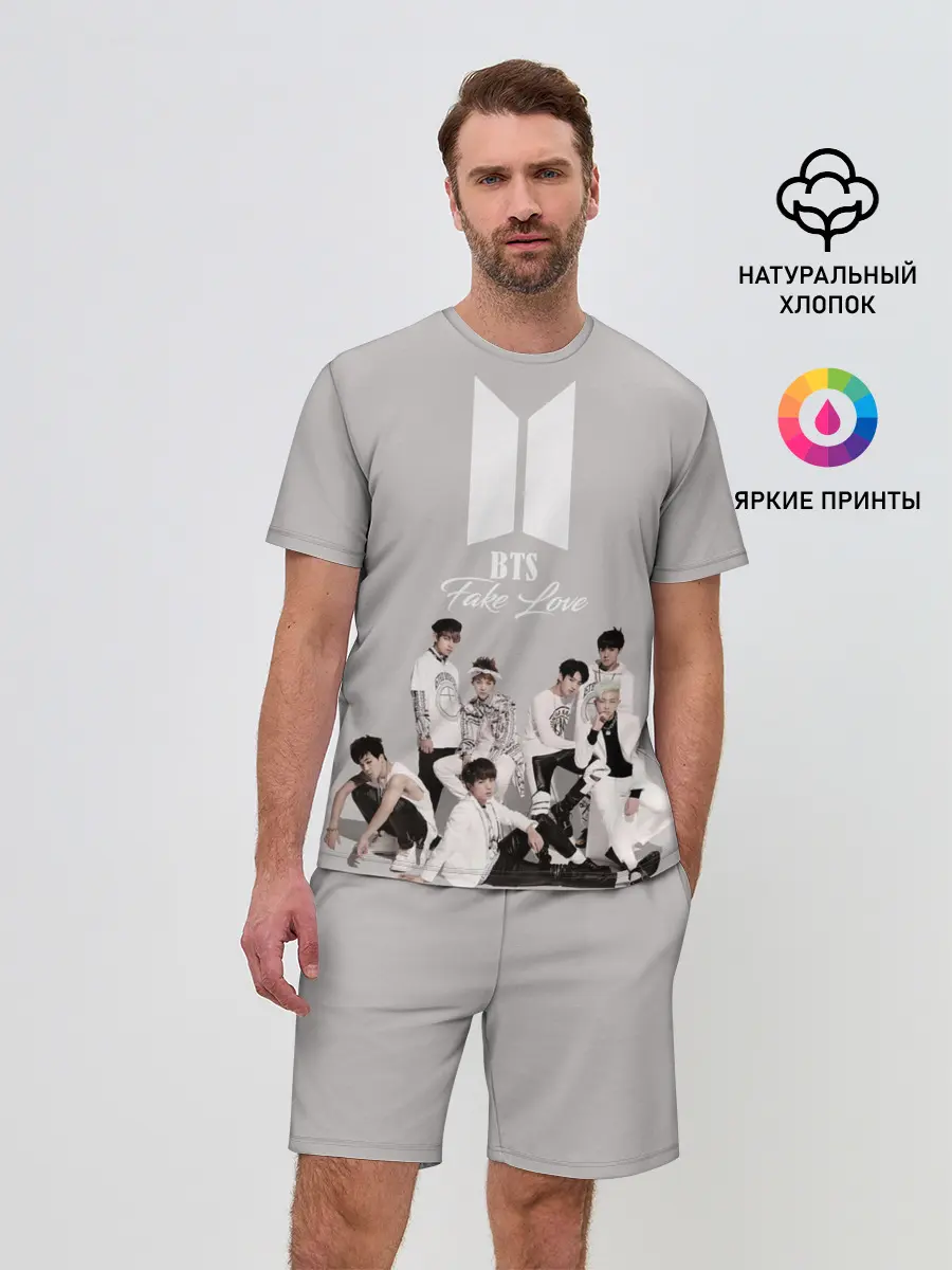 Мужской костюм с шортами / BTS Take love