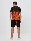Мужской костюм с шортами / Огонь