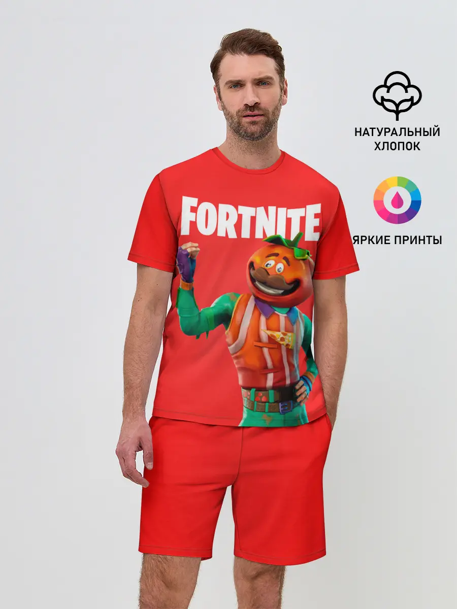 Мужской костюм с шортами / Fortnite