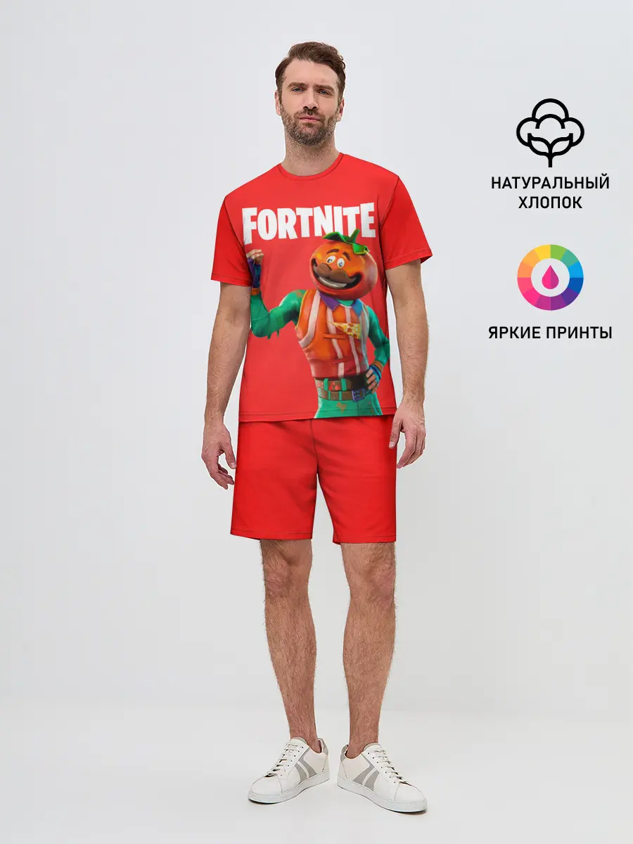 Мужской костюм с шортами / Fortnite