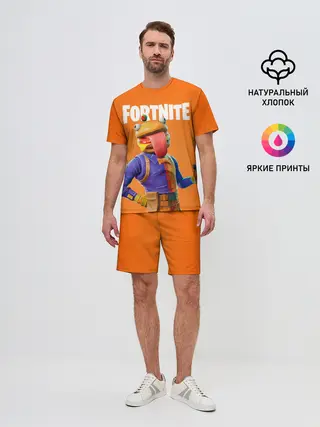 Мужской костюм с шортами / Fortnite
