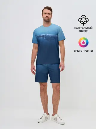 Мужской костюм с шортами / Кит