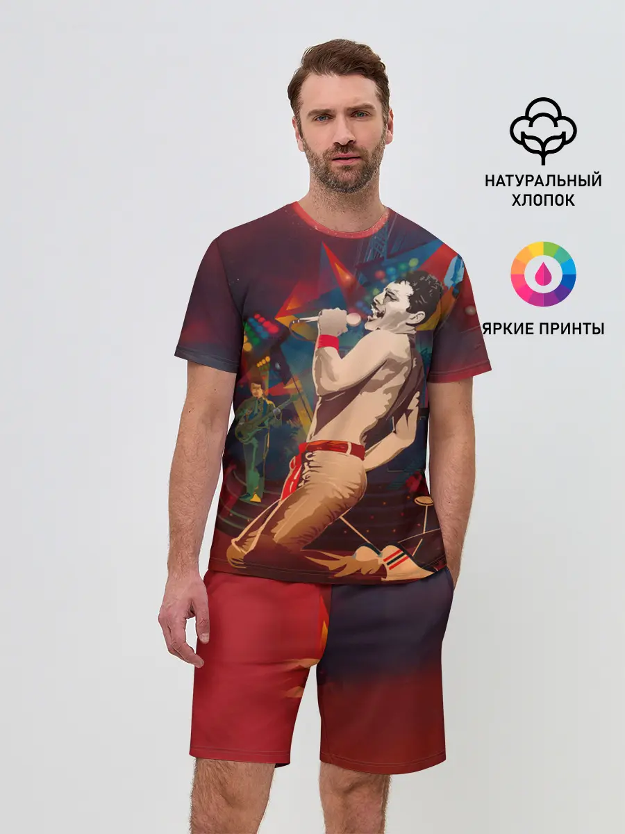 Мужской костюм с шортами / Фредди Меркьюри