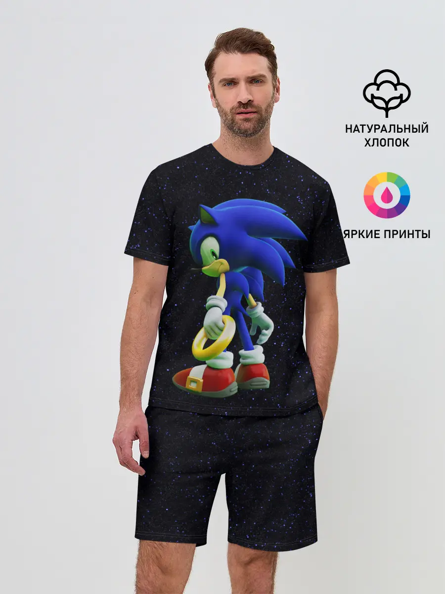 Мужской костюм с шортами / Sonic