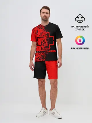 Мужской костюм с шортами / Rammstein.