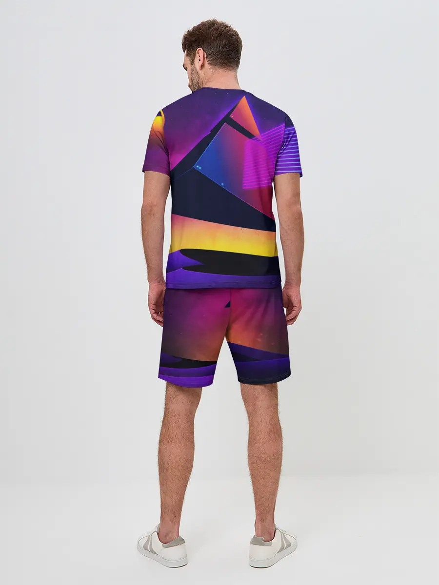 Мужской костюм с шортами / СТИЛЬ ГЕОМЕТРИЯ