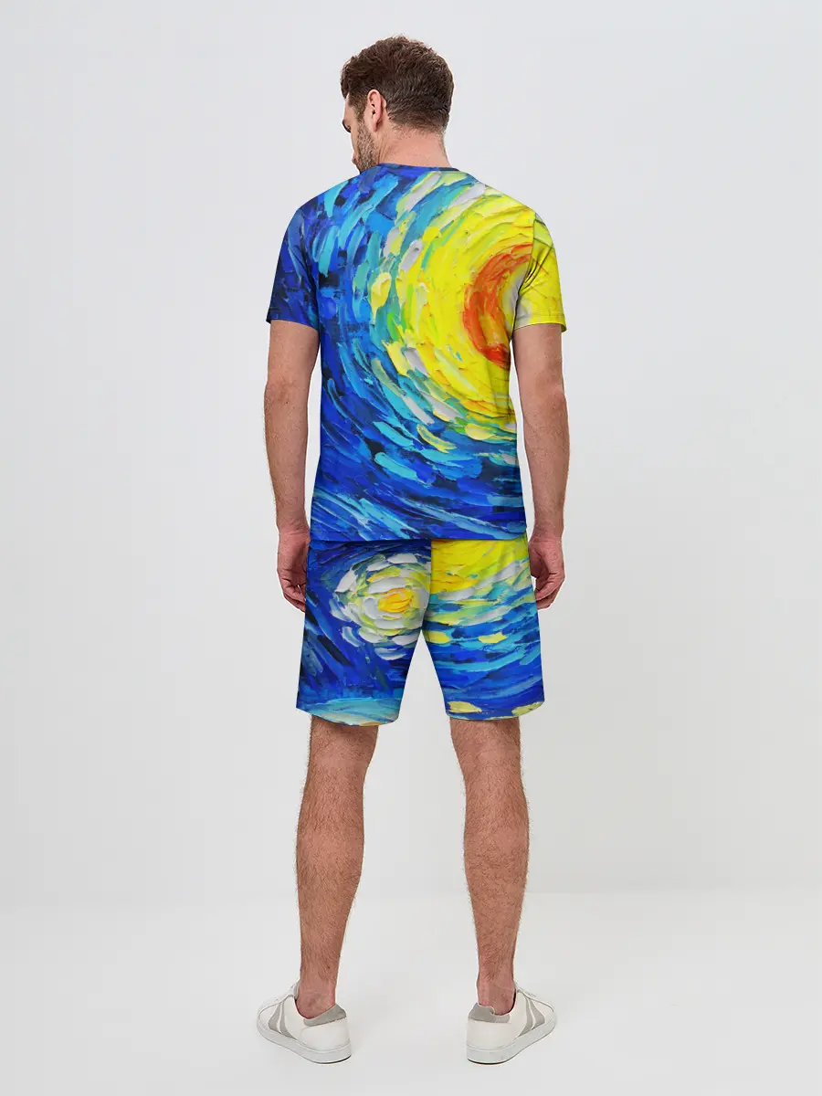 Мужской костюм с шортами / КРАСКИ ВАНГОГА