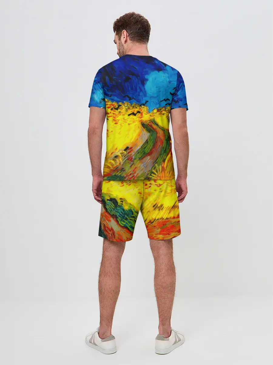 Мужской костюм с шортами / ВАНГОГ НОЧНОЕ ПОЛЕ