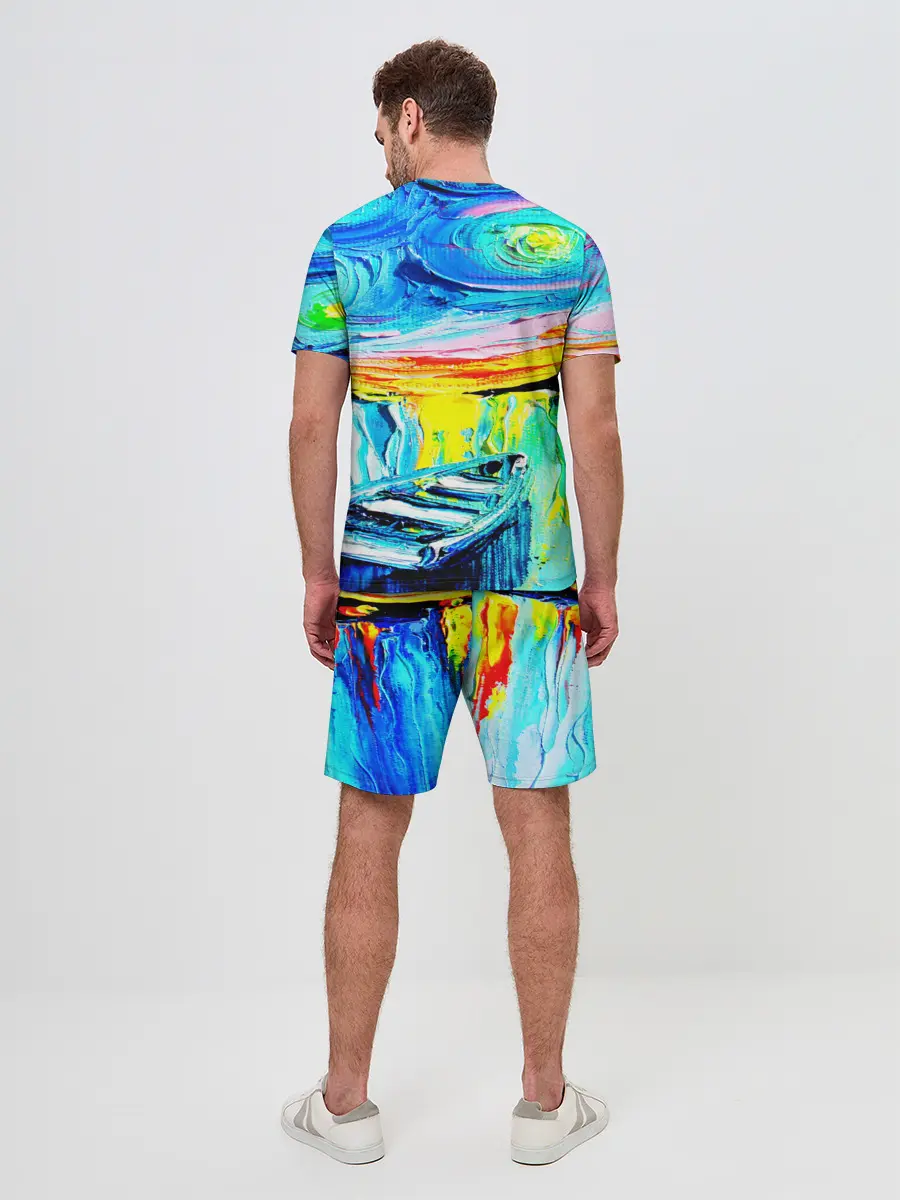 Мужской костюм с шортами / НОЧНОЙ ПРИЧАЛ ВАНГОГ