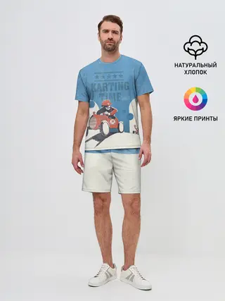 Мужской костюм с шортами / Karting time