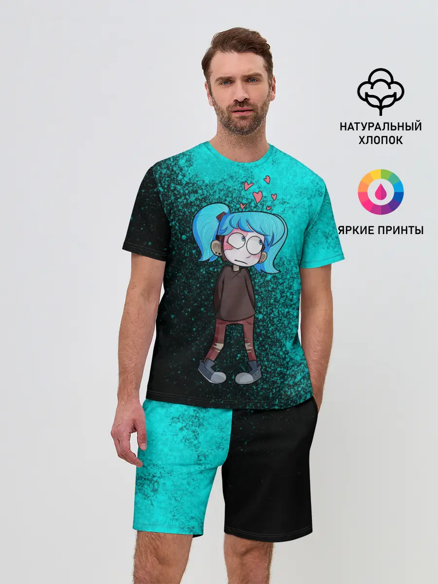 Мужской костюм с шортами / Sally face