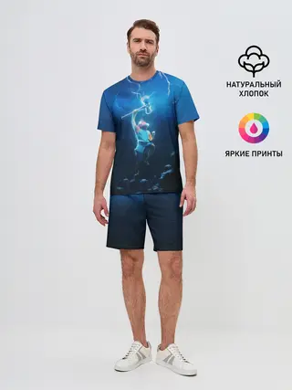 Мужской костюм с шортами / КАРАСЬ FORTNITE