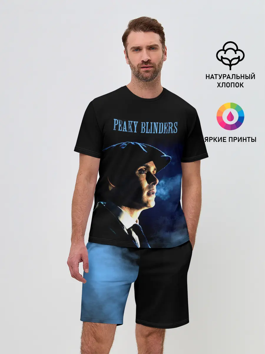 Мужской костюм с шортами / Острые козырьки