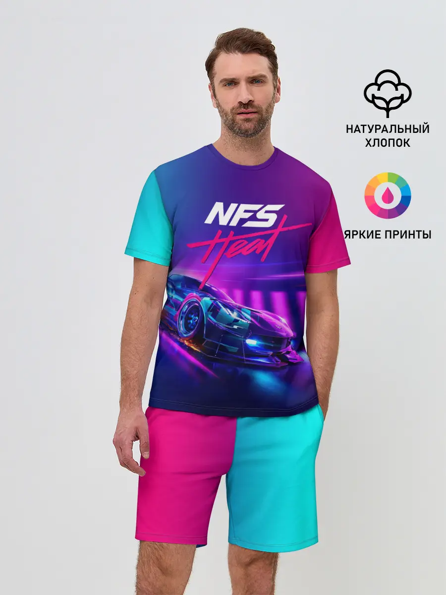 Мужской костюм с шортами / NEED FOR SPEED - HEAT